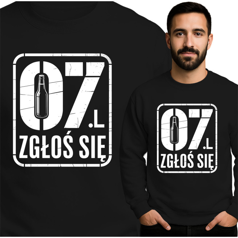Stylish Blue Sweatshirt with Unique Print