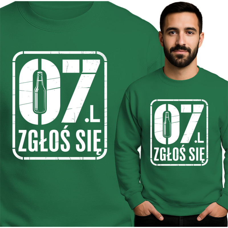 Stijlvolle blauwe sweatshirt met unieke print