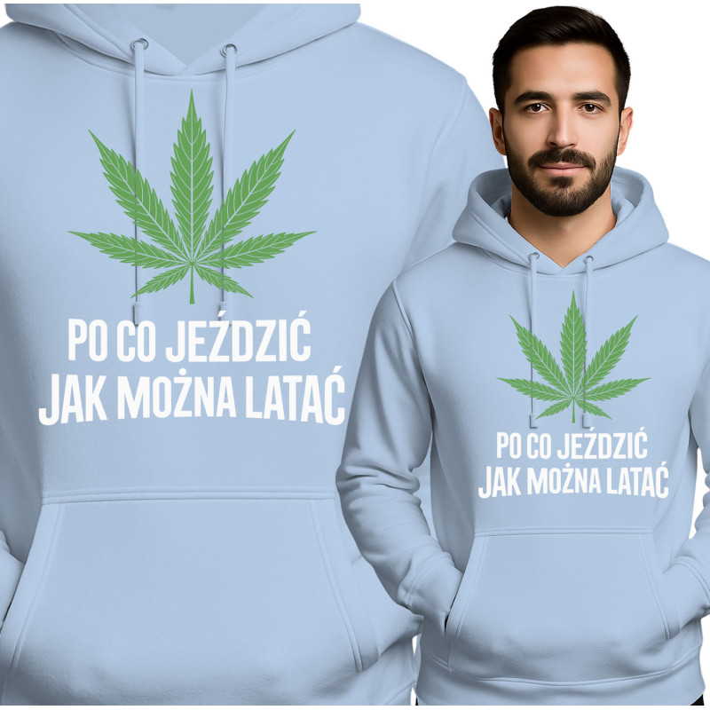 Bluza męska 'Po Co Jeździć Jak Można Latać'