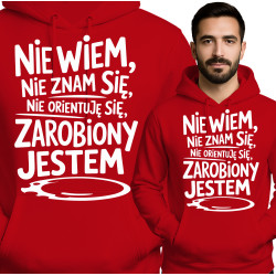 czerwony