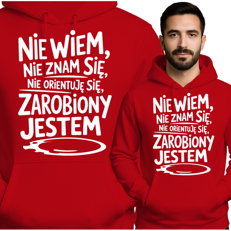 czerwony