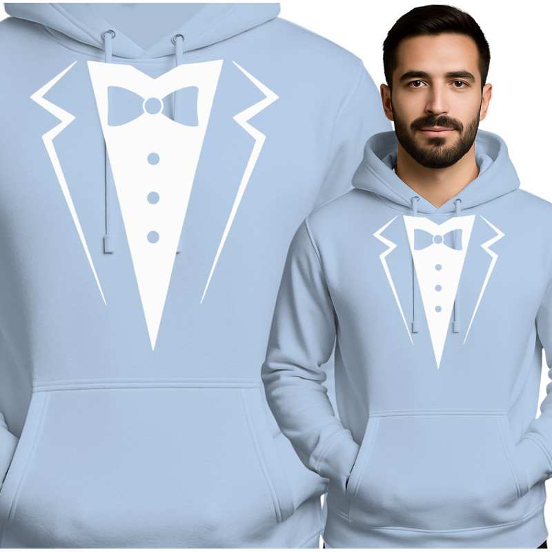 Stijlvolle Heren Hoodie met Smoking Ontwerp