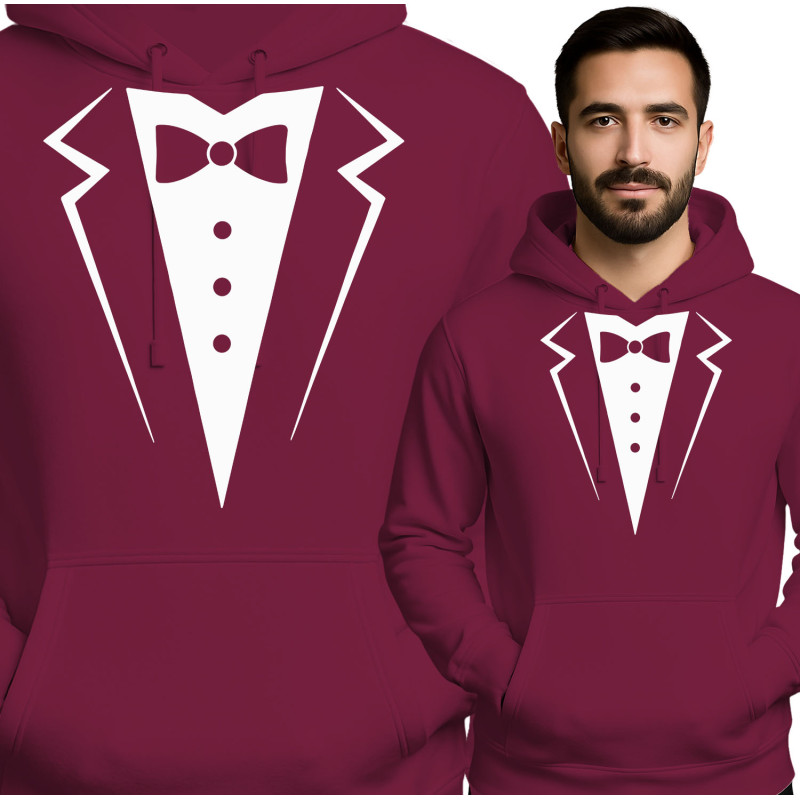 Stijlvolle Heren Hoodie met Smoking Ontwerp