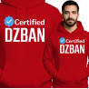 czerwony
