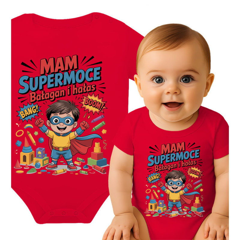 Body dziecęce  'Mam Supermoce – Bałagan i Hałas'
