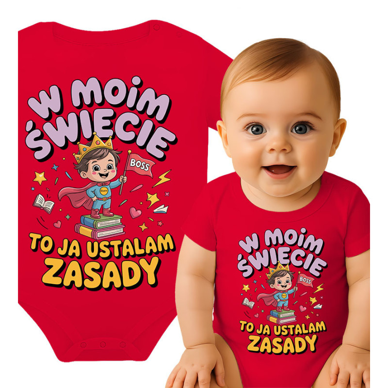 czerwony