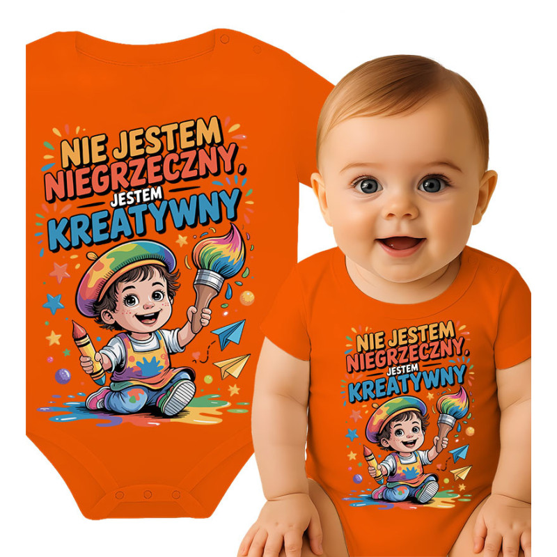 Body dziecęce 'Nie jestem niegrzeczny, jestem kreatywny'