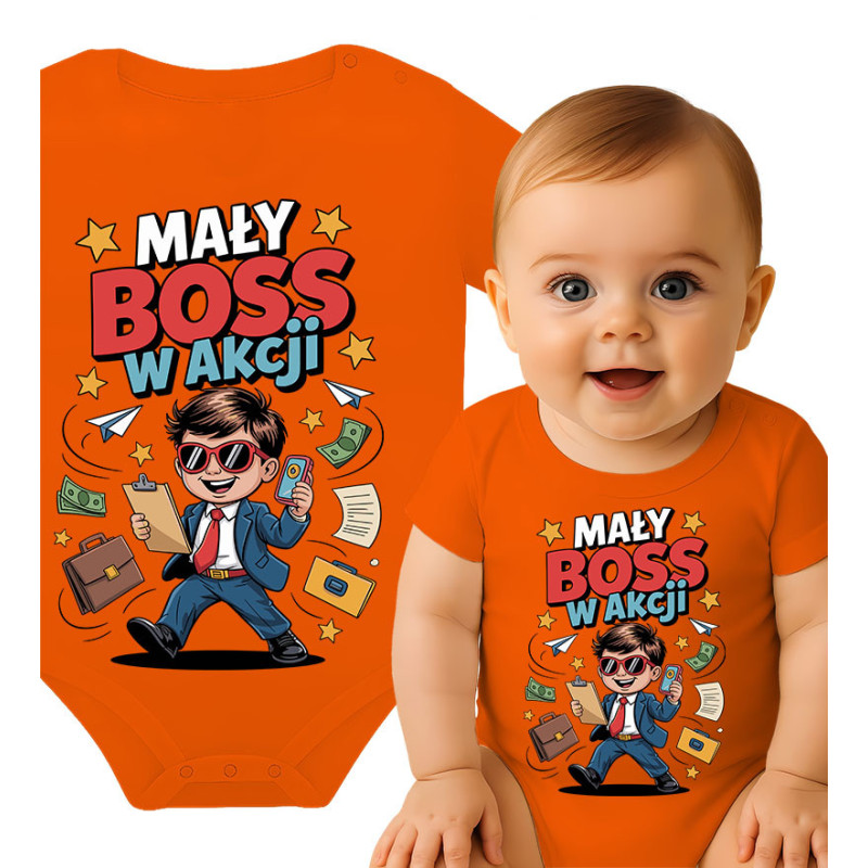 Body dziecęce 'Mały Boss w akcji'
