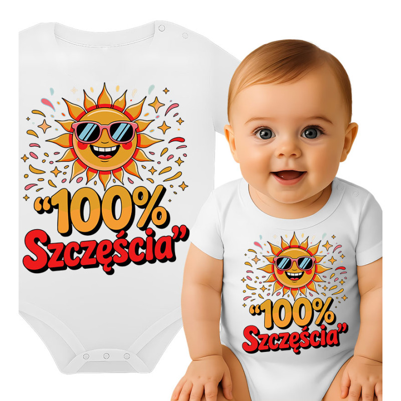 Body dziecęce '100% Szczęścia'