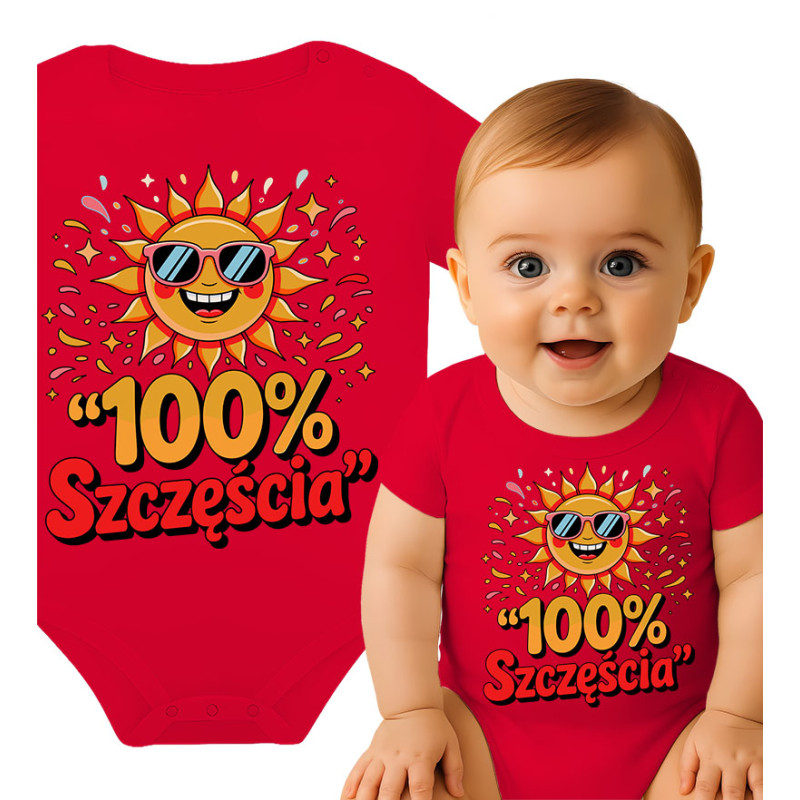 Body dziecęce '100% Szczęścia'