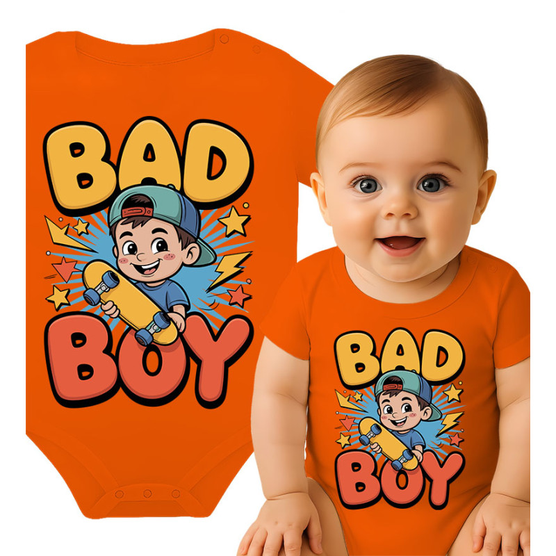 Leuke 'Bad Boy' Baby Romper