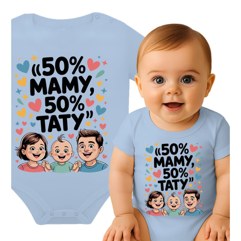 Body dziecęce '50% Mamy, 50% Taty '