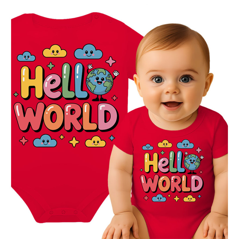 Body dziecęce 'Hello World'