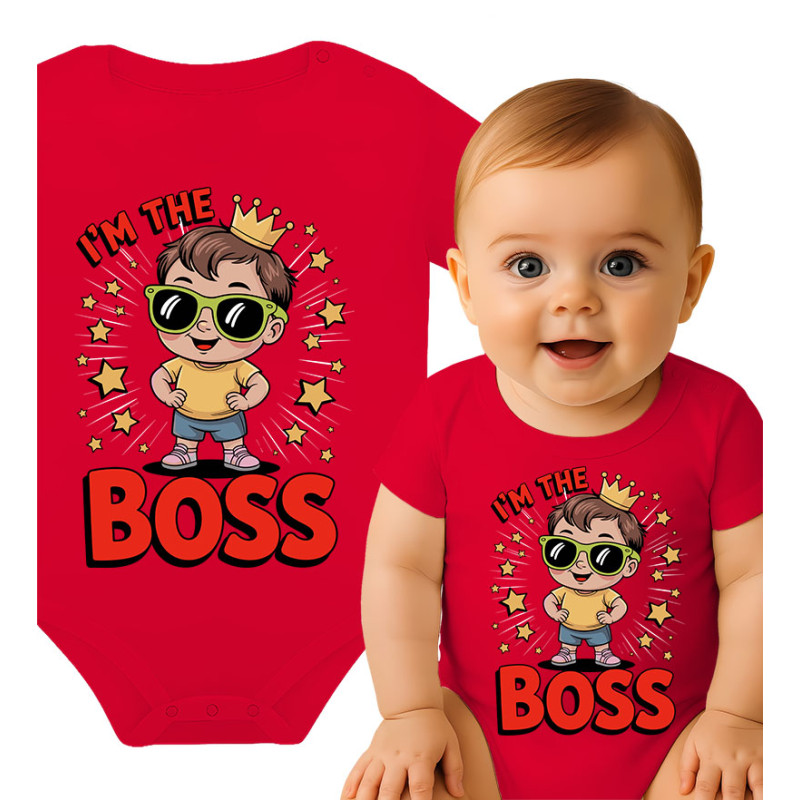 Body dziecęce 'I'M THE BOSS'