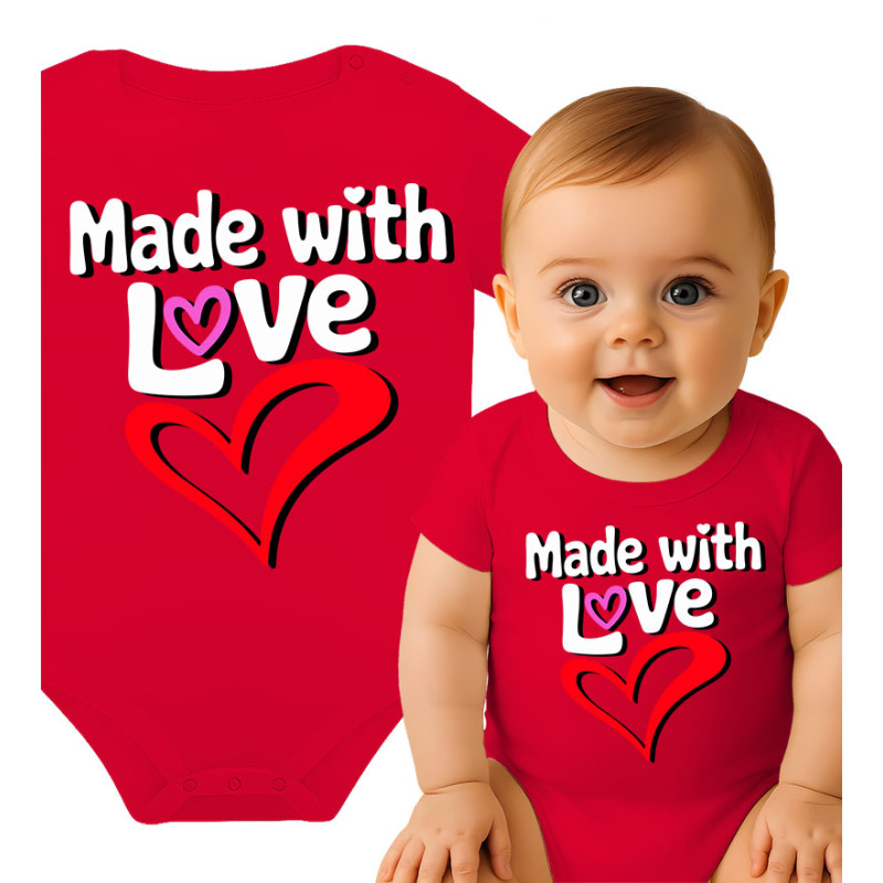 Baby Rompertje 'Made with Love'