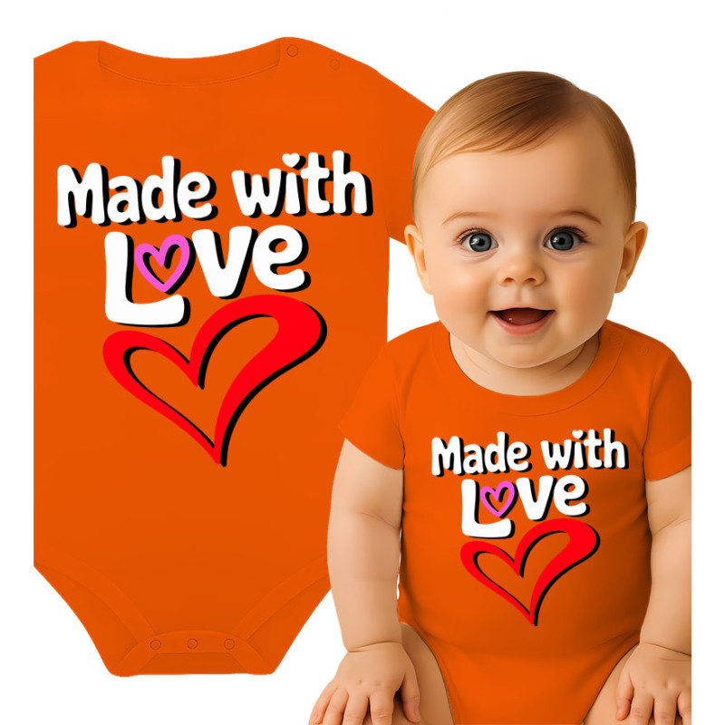 Baby Rompertje 'Made with Love'