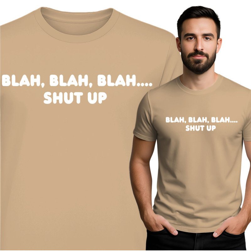 Grappige T-Shirt - Blah Blah Blah