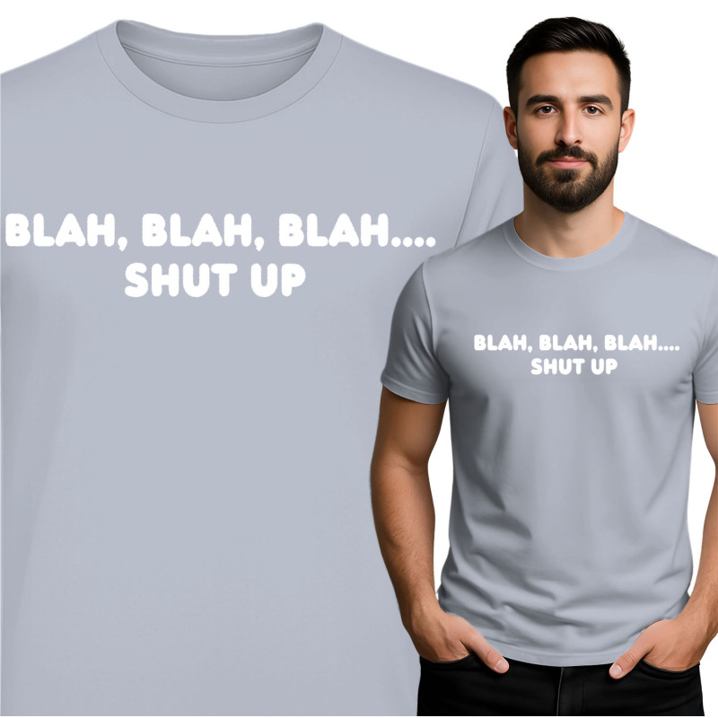 Grappige T-Shirt - Blah Blah Blah