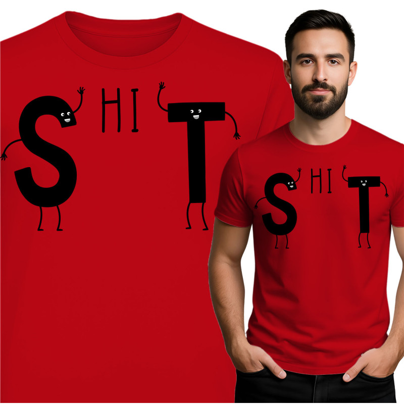 Funny Graphic T-Shirt - SHIT Design