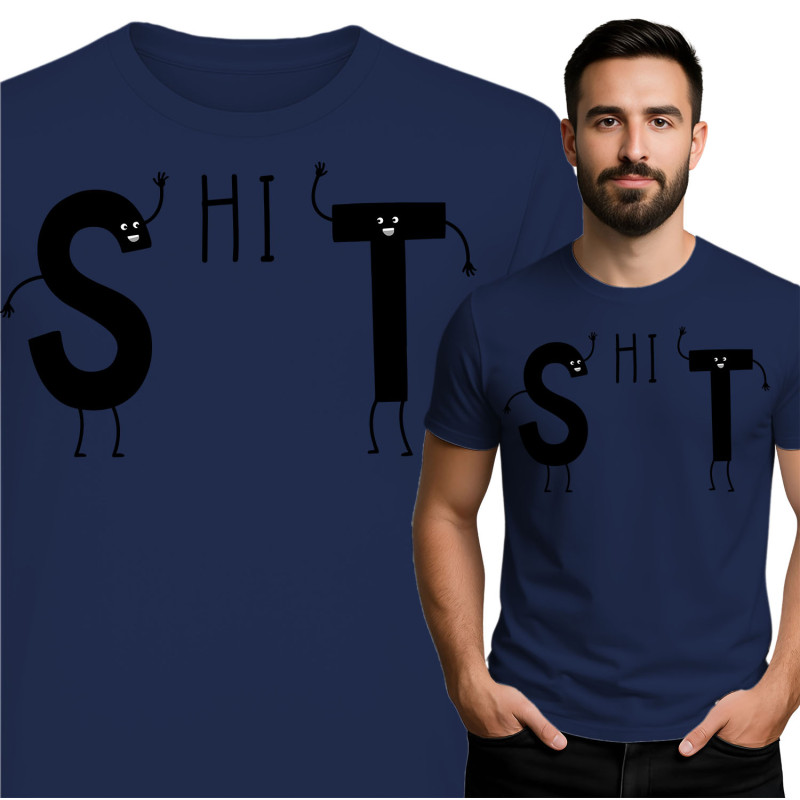Funny Graphic T-Shirt - SHIT Design