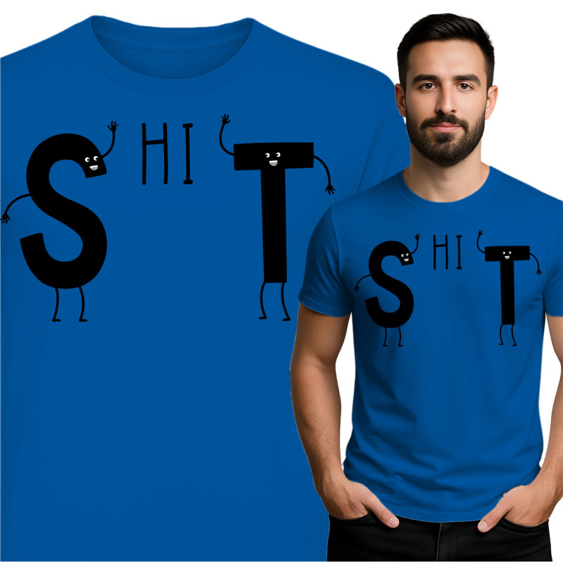 Funny Graphic T-Shirt - SHIT Design