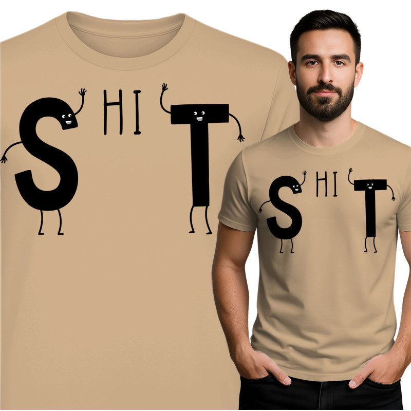 Grappige Graphic T-Shirt - SHIT Design