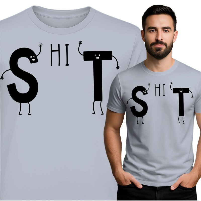 Grappige Graphic T-Shirt - SHIT Design