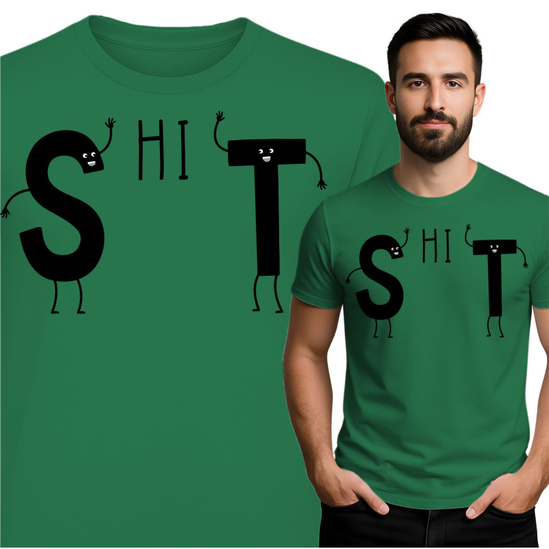 Funny Graphic T-Shirt - SHIT Design