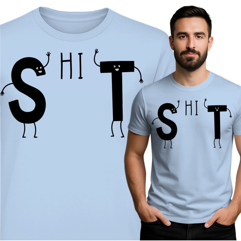 Funny Graphic T-Shirt - SHIT Design
