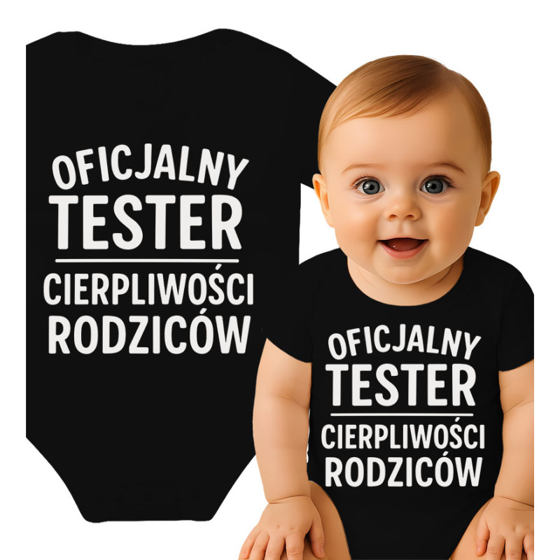 Body dziecęce  'Oficjalny Tester Cierpliwości Rodziców'