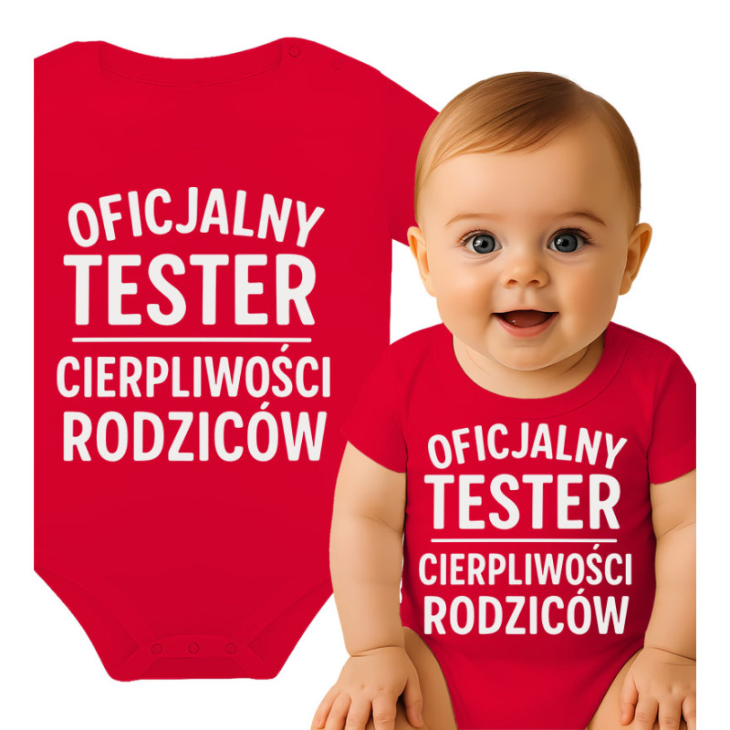 Body dziecęce  'Oficjalny Tester Cierpliwości Rodziców'