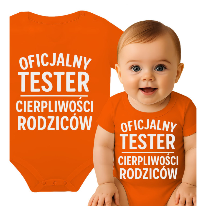 Body dziecęce  'Oficjalny Tester Cierpliwości Rodziców'