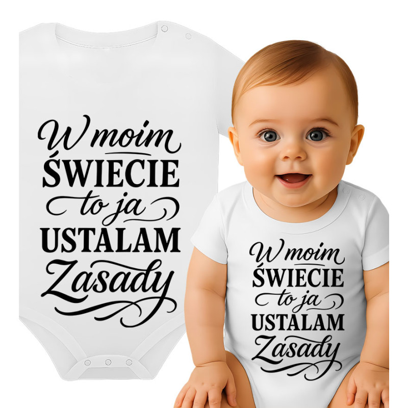 Body dziecęce  'W moim ŚWIECIE to ja USTALAM Zasady'