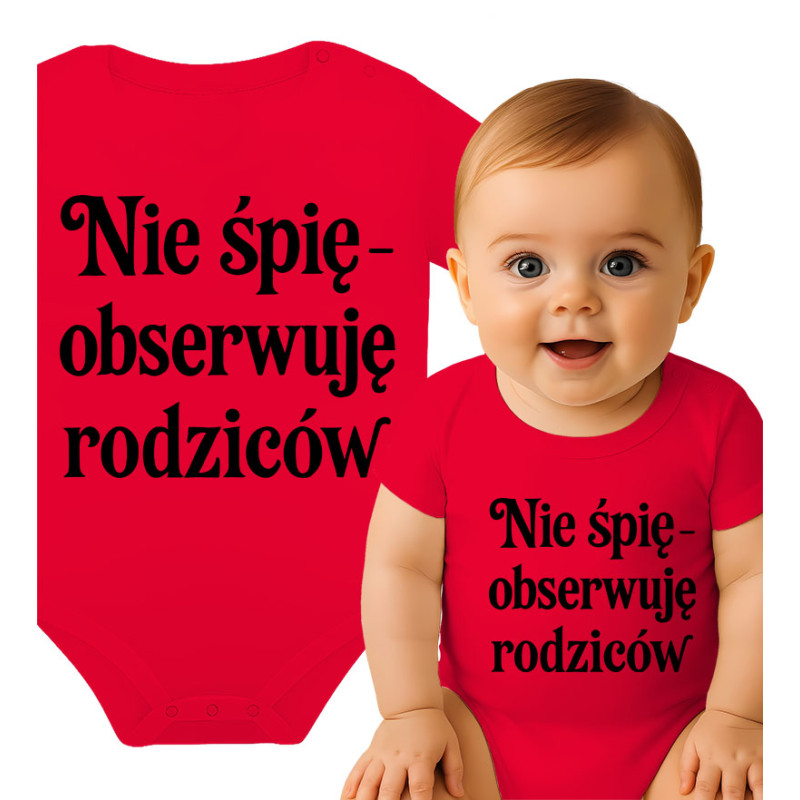 Body dziecęce  'Nie śpię – obserwuję rodziców'
