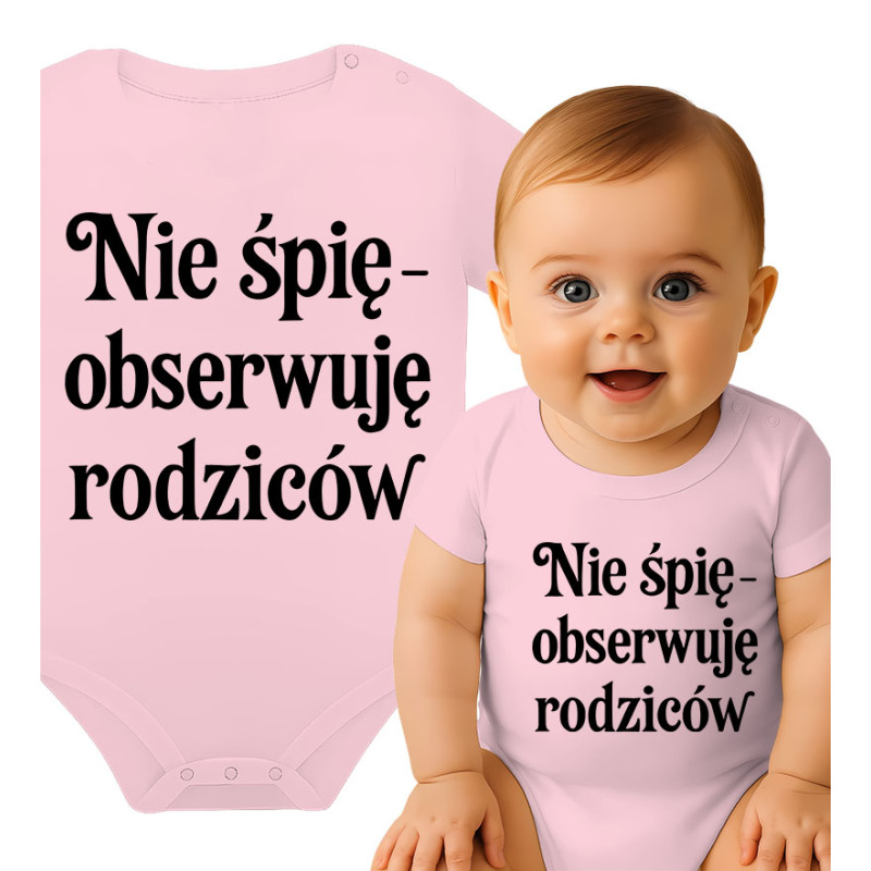 Body dziecęce  'Nie śpię – obserwuję rodziców'
