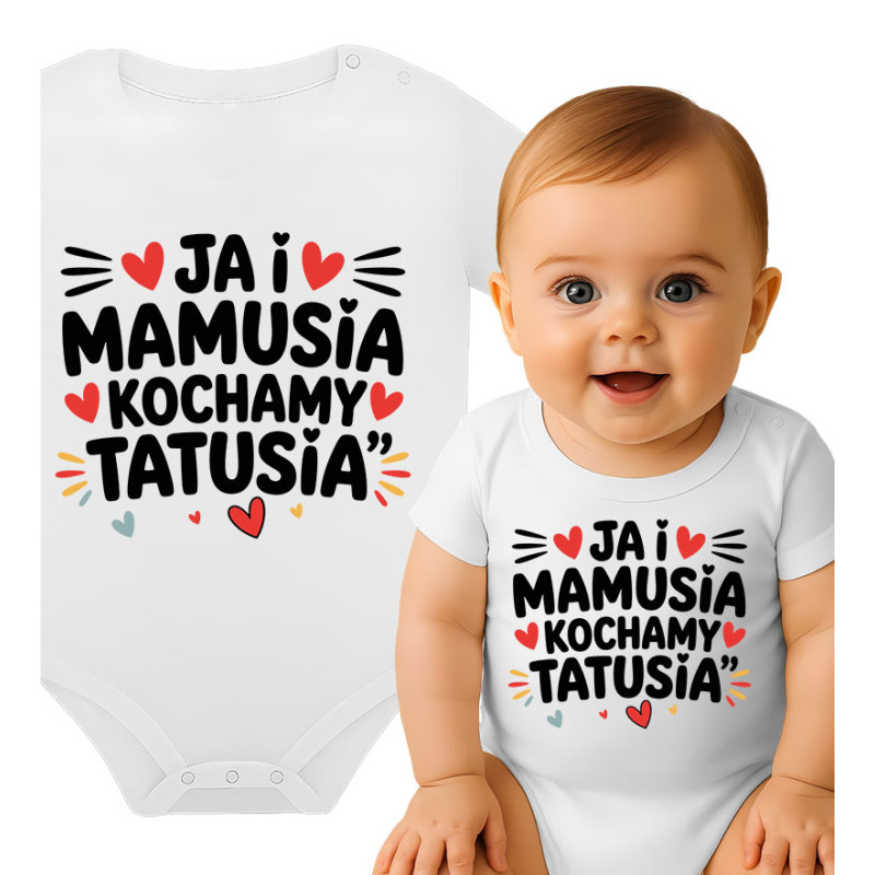 Body dziecęce 'Ja i mamusia kochamy tatusia'