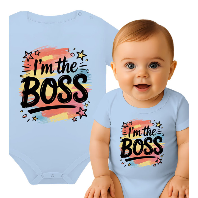 Baby Romper 'I'm the Boss'