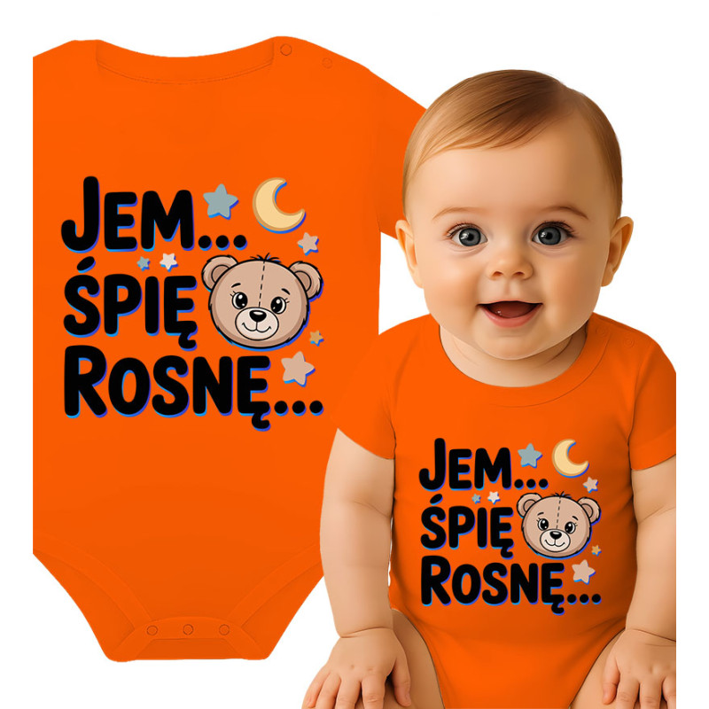 Body dziecęce 'Jem… Śpię… Rosnę…'
