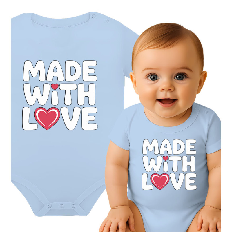 Babyrompertje 'Made With Love'