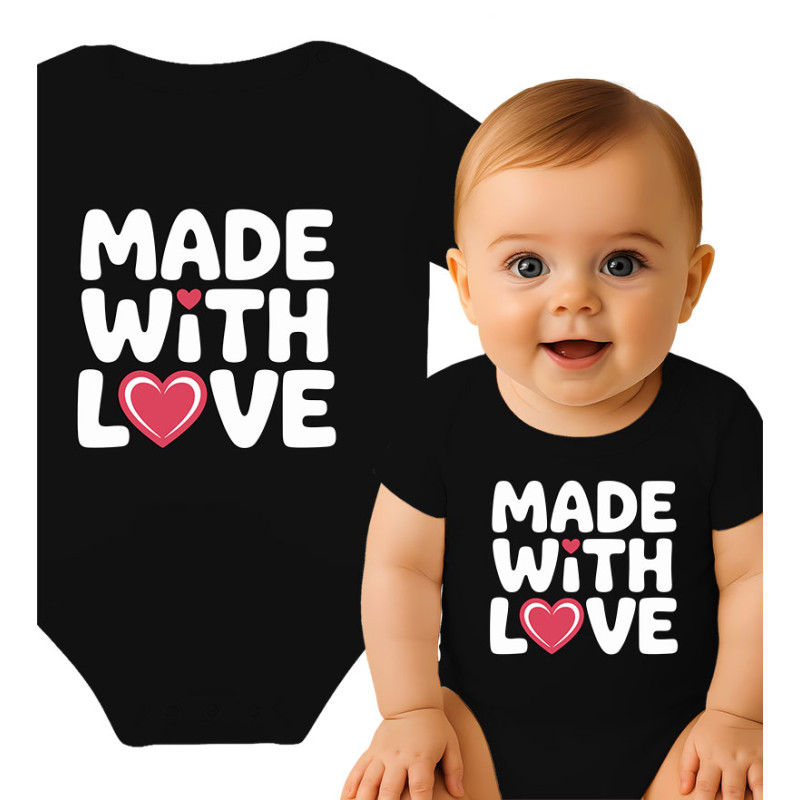 Babyrompertje 'Made With Love'