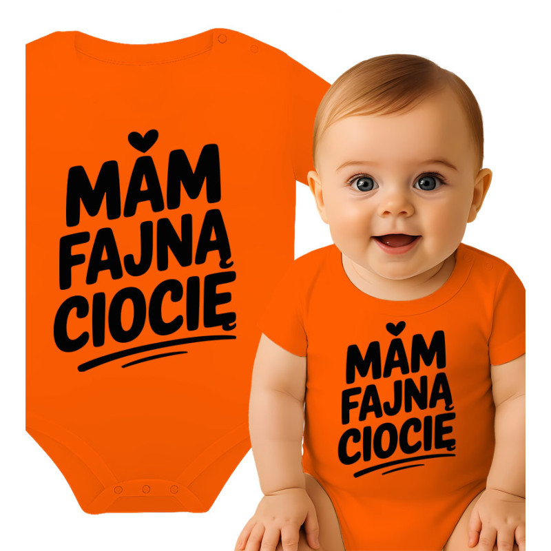 Body dziecęce 'Mam fajną ciocię'