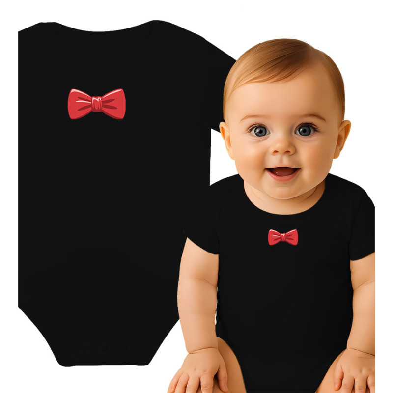 Schattige Babypak met Rode Strik