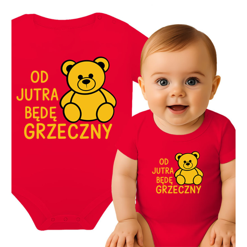 Body dziecęce 'Od jutra będę grzeczny'