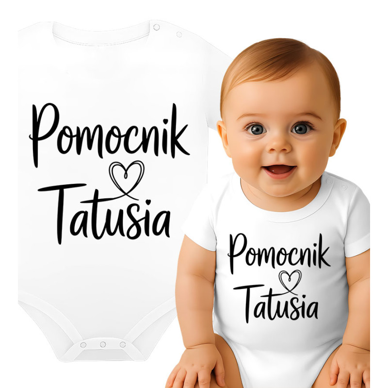Schattige 'Pomocnik Tatusia' Baby Romper