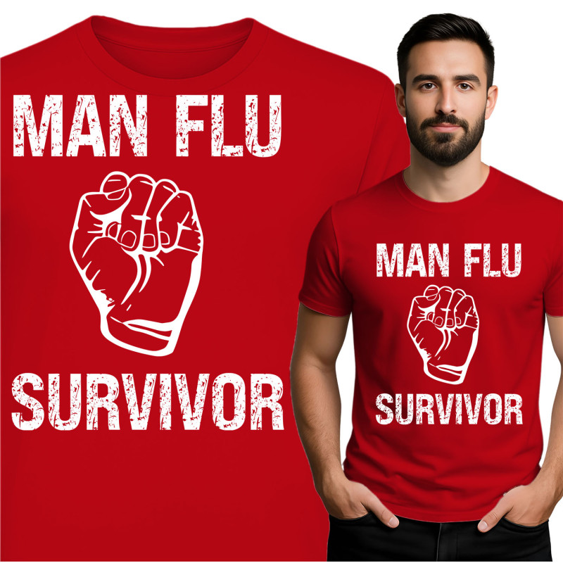 Man Flu Survivor T-Shirt