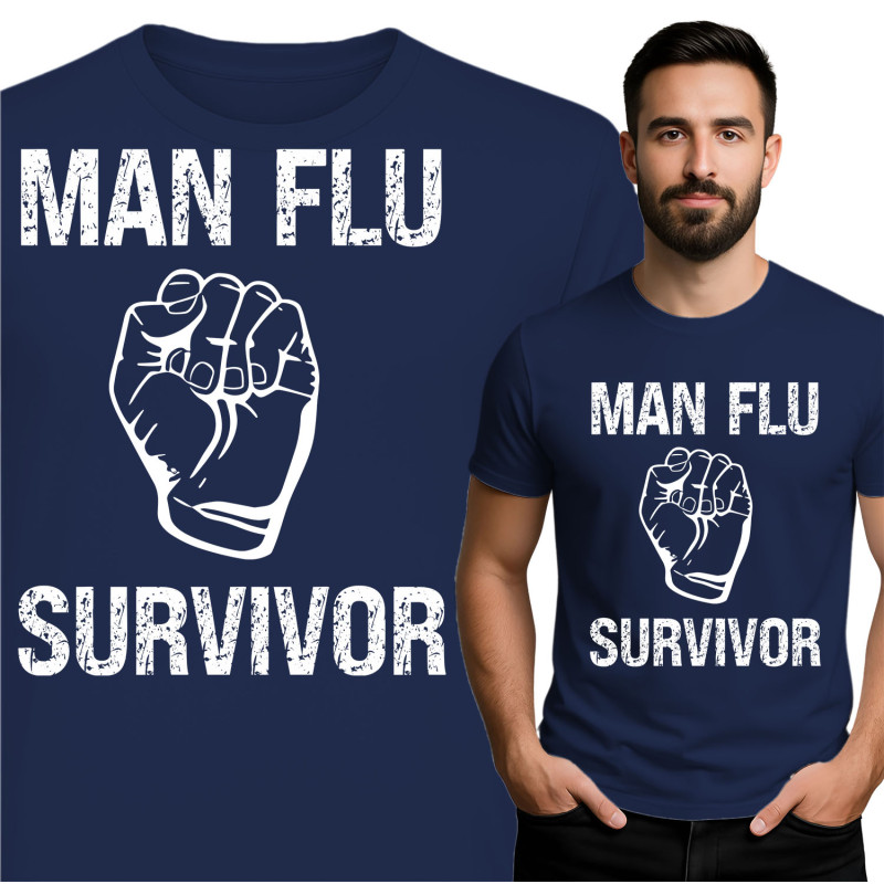 Man Flu Survivor T-Shirt