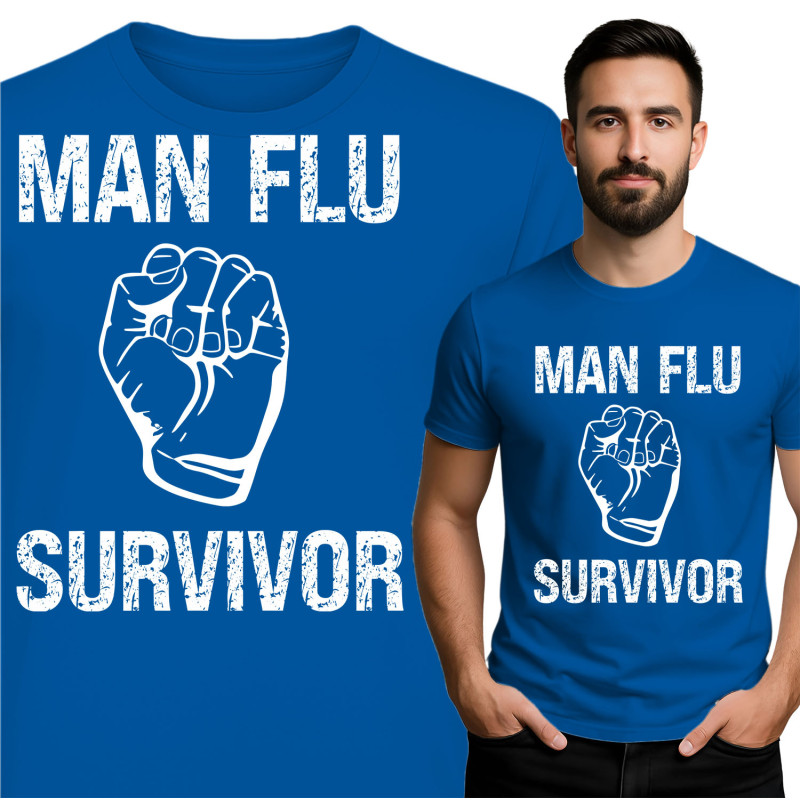 Man Flu Survivor T-Shirt