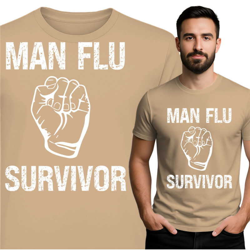 Man Flu Survivor T-Shirt