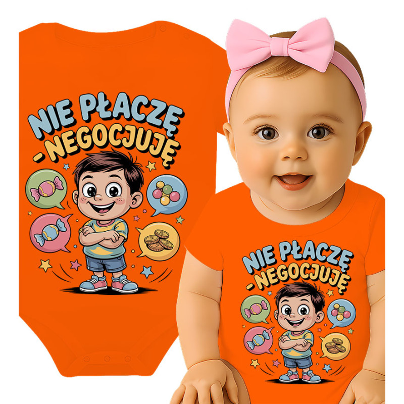 Body dziecęce 'Nie płaczę – negocjuję'