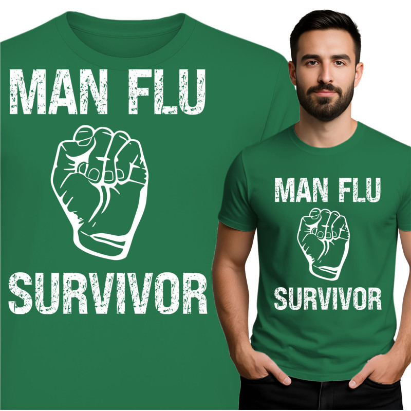 Man Flu Survivor T-Shirt